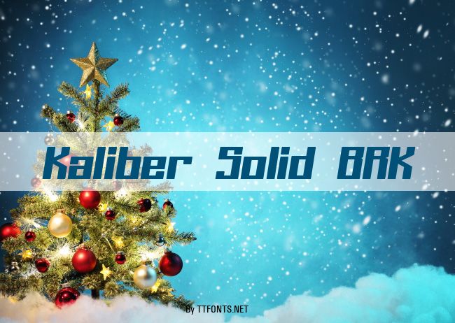 Kaliber Solid BRK example